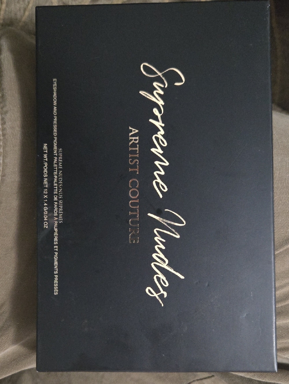 Artist Couture Supreme Nudes Eyeshadow Palette - Navy & Gold